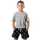 Shorts Infantil Bermuda Calção Praia Verão Bitcoin Moeda Virtual 407