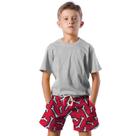 Shorts Infantil Bermuda Calção Praia Verão Bones Ossos Cartoon White 108 Shorts Infantil Bermuda Calção Praia Verão Bones Ossos Cartoon White 108