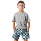 Shorts Infantil Bermuda Calção Praia Verão Diamante Cartoon Arte 446