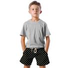 Shorts Infantil Bermuda Calção Praia Verão Diamante Dourado Caroton 448