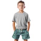 Shorts Infantil Bermuda Calção Praia Verão Dinheiro Funny Notas Money