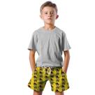 Shorts Infantil Bermuda Calção Praia Verão Esponja Monkey Funny 416