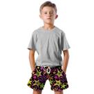 Shorts Infantil Bermuda Calção Praia Verão Estrelas Cartoon Star Tinta 522 Shorts Infantil Bermuda Calção Praia Verão Estrelas Cartoon Star Tinta 522