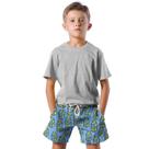 Shorts Infantil Bermuda Calção Praia Verão Lemonade Suco Limonada Cartoon 464