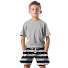 Shorts Infantil Bermuda Calção Praia Verão Listras Bolas Douradas Cartoon 583 Shorts Infantil Bermuda Calção Praia Verão Listras Bolas Douradas Cartoon 583