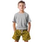 Shorts Infantil Bermuda Calção Praia Verão Monkey Macaco Fun Cartoon 417