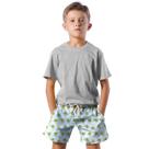 Shorts Infantil Bermuda Calção Praia Verão Monstro Verde Olhar 221