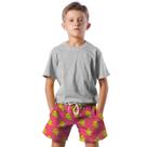 Shorts Infantil Bermuda Calção Praia Verão Personagem Cartoon Gesto 181