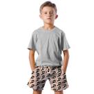Shorts Infantil Bermuda Calção Praia Verão Personagem Vassoura Magia 261 Shorts Infantil Bermuda Calção Praia Verão Personagem Vassoura Magia 261