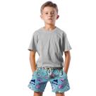 Shorts Infantil Bermuda Calção Praia Verão Personagens Arte Fofo 210