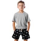 Shorts Infantil Bermuda Calção Praia Verão Reverse 374
