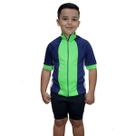 Shorts Infantil Bermuda Ciclista para Bike com Forro Acolchoado Ciclismo Criança Kids e Bolso Lateral