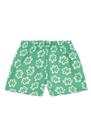Shorts infantil menina em moletinho florido Brandili -Verde
