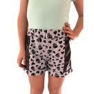 Shorts infantil moletom meninas