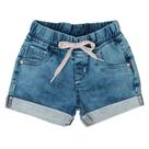 Shorts jeans barra virada