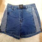 Shorts jeans com lycra