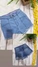 Shorts jeans curto com lycra