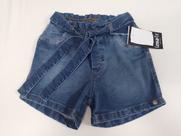 Shorts Jeans Estonado Juvenil Menina Verão Lessa Kids K348 -