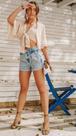 Shorts jeans feminina Shorts jeans feminina