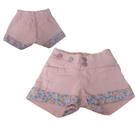 Shorts jeans infantil feminino Lycra