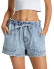 Shorts jeans Kedera Drawstring Jean para mulheres, verão 2025 Shorts jeans Kedera Drawstring Jean para mulheres, verão 2025