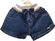 Shorts Jeans Luxo Bebê Menina Verão Lessa Kids Elastano 8220