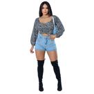 Shorts Jeans Monique Claro