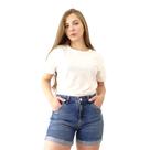 Shorts Jeans RZK Efeito Estonado Com Barra Dobrada - 11541