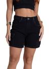 Shorts Jeans Sawary - 282193 - Preto 36 Shorts Jeans Sawary - 282193 - Preto 36