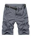 Shorts Jessie Kidden Outdoor Casuais Resistentes à Água Masculinos Cinzentos Shorts Jessie Kidden Outdoor Casuais Resistentes à Água Masculinos Cinzentos