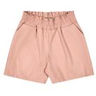 Shorts Juvenil Feminino em material sintético Rose - MOD.ME