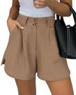 Shorts KIRUNDO, elegantes, casuais, de verão, elásticos, de cintura alta, femininos