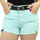 Shorts Larah Jeans Sarja Com Cinto Shorts Larah Jeans Sarja Com Cinto
