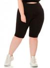 Shorts Legging Ciclista Plus Size Suplex Grosso G1 G2 G3 G4 G5 Feminino Academina Cintura Alta