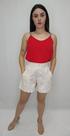 Shorts Linho com Recortes