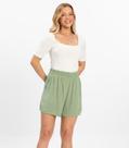 Shorts Linho Strong Feminino Rovitex Verde Shorts Linho Strong Feminino Rovitex Verde