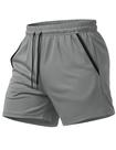 Shorts MAGCOMSEN, leves e elásticos, sem forro, cinza de 5 polegadas para homens Shorts MAGCOMSEN, leves e elásticos, sem forro, cinza de 5 polegadas para homens
