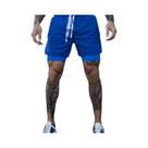 Shorts Masculino 2 em 1 para Academia e Corrida - Secagem Rápida e Respirável
