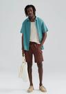 Shorts Masculino Cargo Com Linho