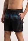 Shorts Masculino Em Tecido Plano Estampado Com Bolso Fico 38009