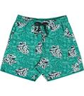 Shorts masculino estampado microfibra Rovitex verde