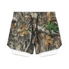 Shorts Masculinos 2 Em 1 De Secagem Rápida E Respiráveis Para Academia, Corrida E Praia Com Camada