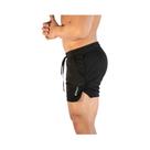 Shorts Masculinos de Compressão - Secagem Rápida para Treino e Corrida