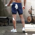 Shorts Masculinos De Secagem Rápida 2 Em 1 Para O Verão, Com Camada Dupla, Para Praia, Fitness, Shorts Masculinos De Secagem Rápida 2 Em 1 Para O Verão, Com Camada Dupla, Para Praia, Fitness,