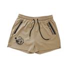 Shorts Masculinos De Secagem Rápida Com Estampa, Bolsos Laterais Com Zíper, Para Corrida, Basquete,