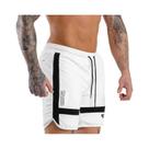 Shorts Masculinos De Treino E Fitness Em Tela Respirável, Soltos, Para Corrida E Academia