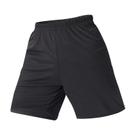 Shorts Masculinos plus Size Pretos De Malha Com Secagem Rápida Para Corrida, Basquete E Futebol,