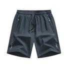 Shorts Masculinos Pretos De Secagem Rápida E Respiráveis Para Academia, Corrida E Treino Com Cordão