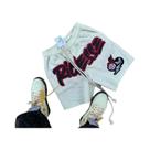 Shorts Masculinos Y2K Harajuku Com Estampa De Letras Em Strass, Secagem Rápida, Confortáveis E