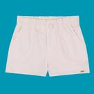 Shorts Menina Kukiê Sarja com Elastano Off White
